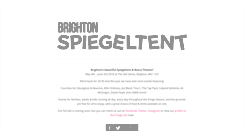 Desktop Screenshot of brightonspiegeltent.com